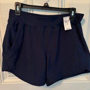 Land's End Comfort Waist 5” Board Shorts Deep Sea Navy Size 8 NWT